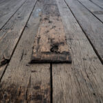 Wandbekleding Wagonplanken Gedoubleerd Geborsteld