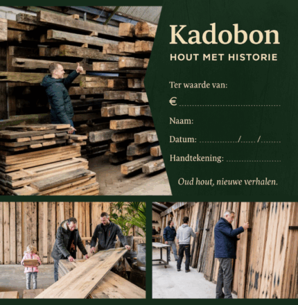 Hout met Historie Kadobon